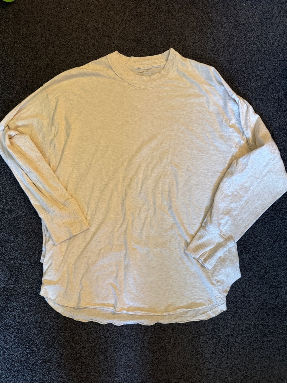 Aerie Long Sleeve Oversized Boyfriend T-Shirt